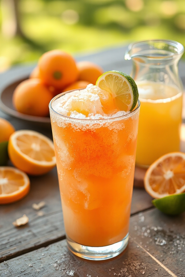 brandy slush citrus party