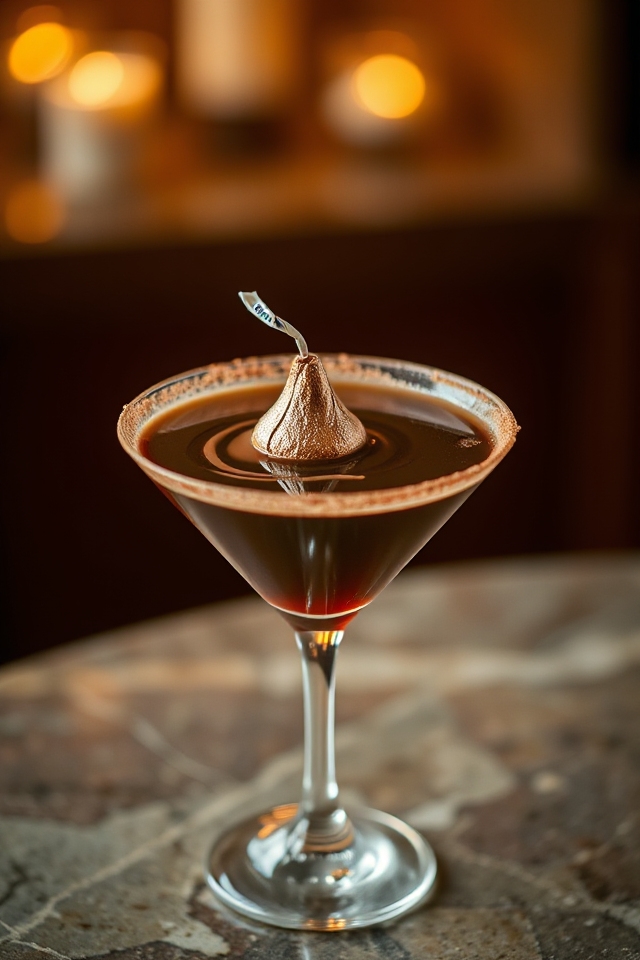 chocolate martini preparation steps