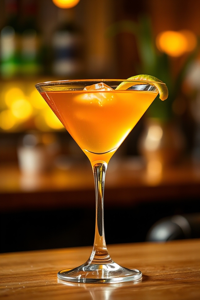 crafting a ginger martini