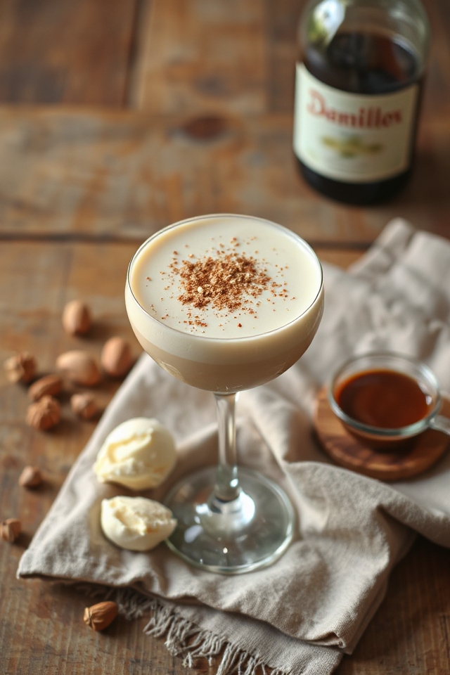 creamy chocolate brandy cocktail
