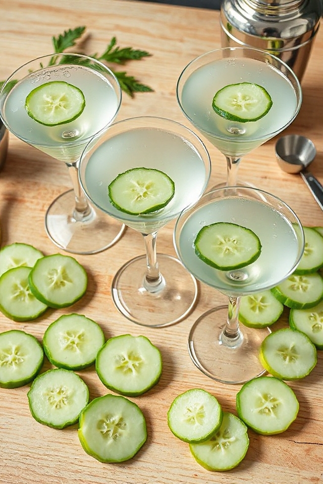cucumber infused cocktail recipe