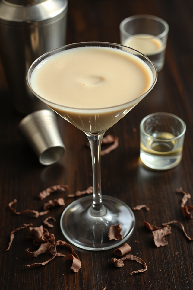 delicious white chocolate cocktail