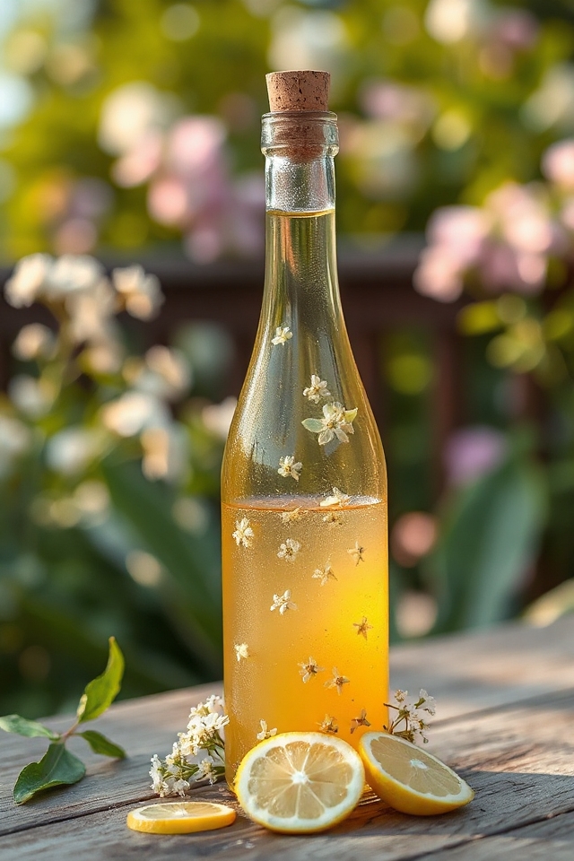 elderflower liqueur homemade recipe