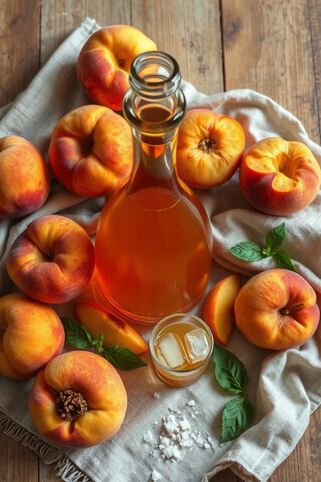 peach liqueur preparation instructions