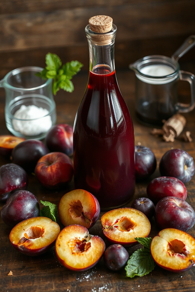 plum liqueur preparation guide