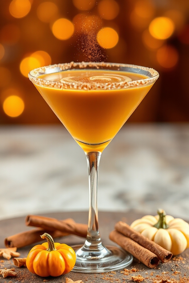 pumpkin martini preparation steps