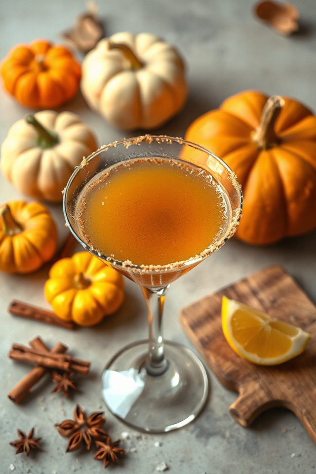 pumpkin pie flavored cocktail