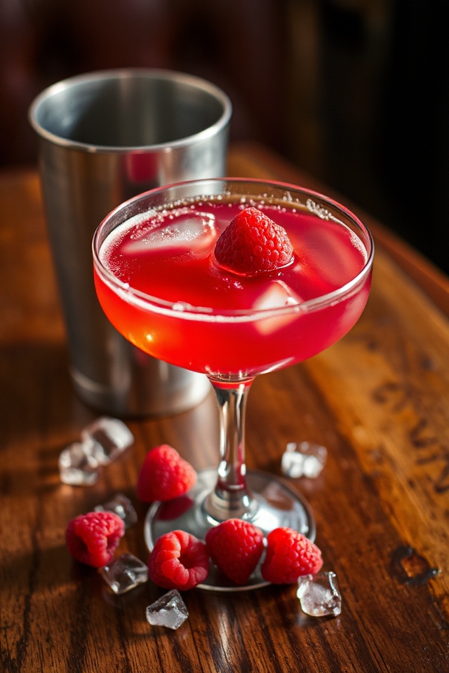 raspberry flavored cocktail preparation guide