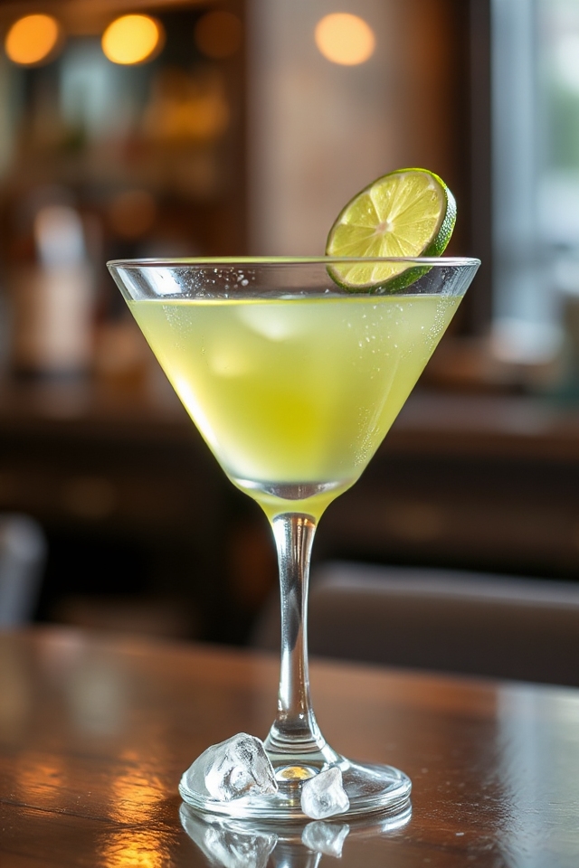 shake vodka with lime