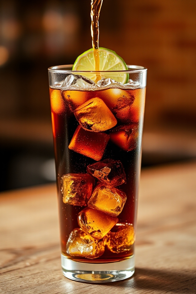 simple rum and coke