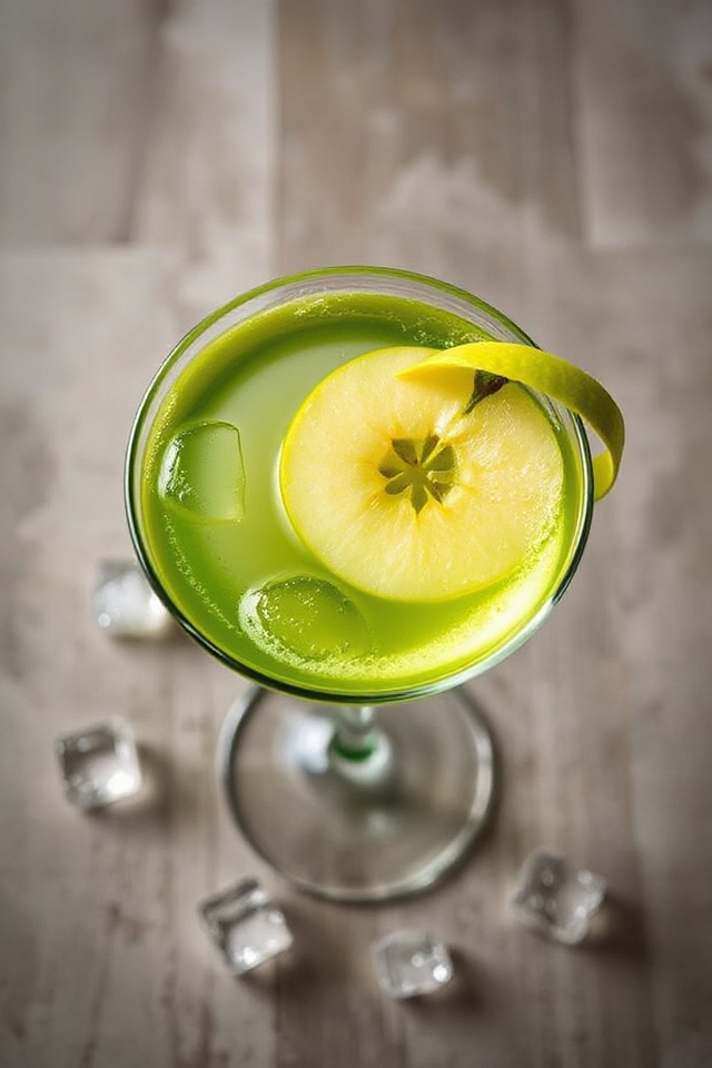 sour apple martini instructions