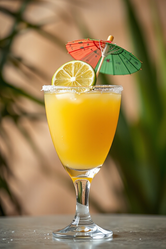 tropical tequila cocktail creation